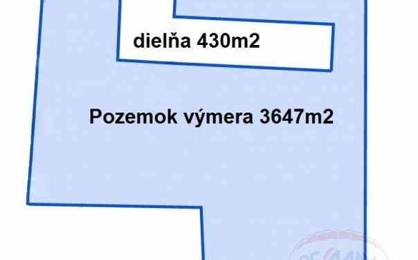 Na predaj pozemok, 3647m² Bánovce nad Bebravou časť Malé Chlievany